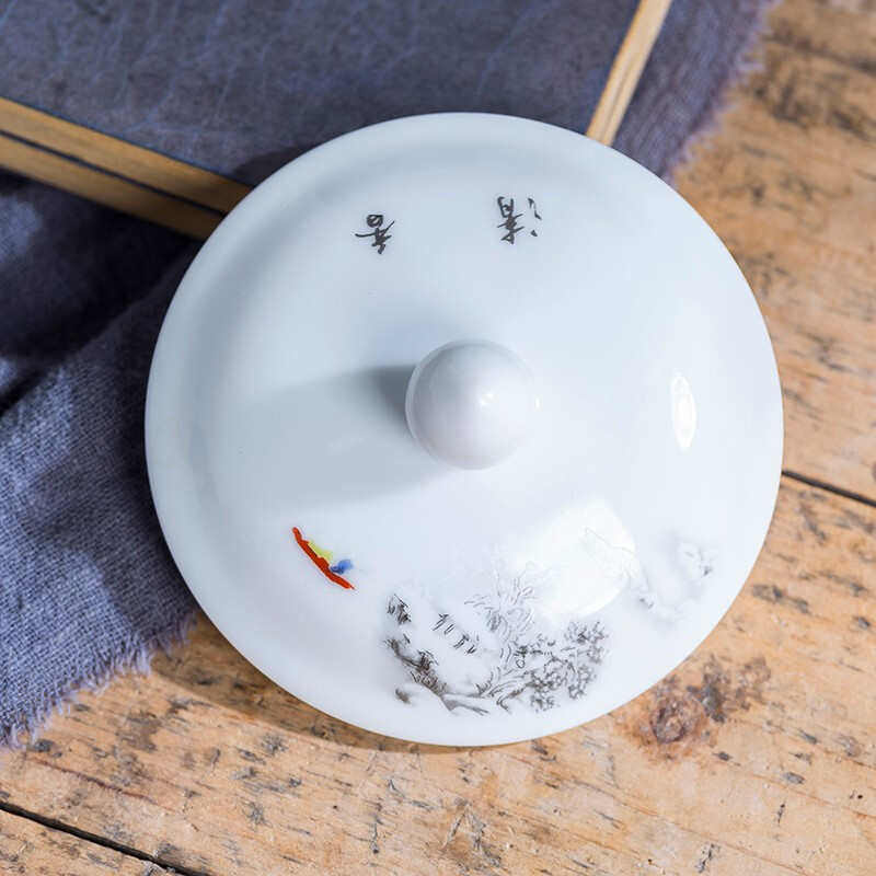 九楼阁景德镇青花陶瓷釉中彩办公茶杯粉彩陶瓷水杯高白会议杯,淘宝优惠券,粉丝福利购,淘宝优惠卷