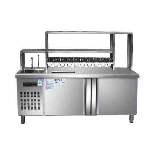 商用水吧台冷冻冷藏大容量保鲜柜奶茶店设备 - 图3