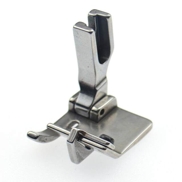 Flat car t9 universal presser foot curling pull tube curler presser foot adjustable blindfold rolled trouser leg bag back collar webbing presser foot