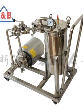 不锈钢卫生级袋式过滤器 移动式袋式过滤器 油过滤器