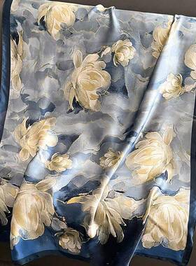 Spring Scarf Women's Luxury Design Scarf Silk Smooth Scarf S