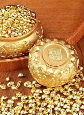 创意聚宝盆摆件招财元宝摆件开业乔迁新婚礼品家居装饰品祝福摆件