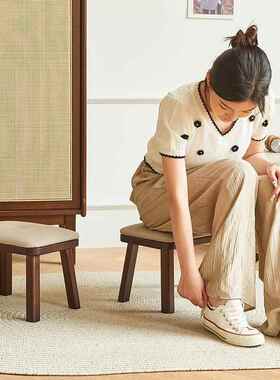 实木小子家用小板凳客凳厅多功凳木凳沙发凳垫脚WbQDnpW2软包矮凳
