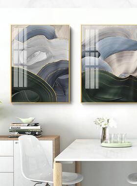网红餐厅壁画客厅景墙吃饭厅饰画强无背大痕钉装力挂画免打孔气轻
