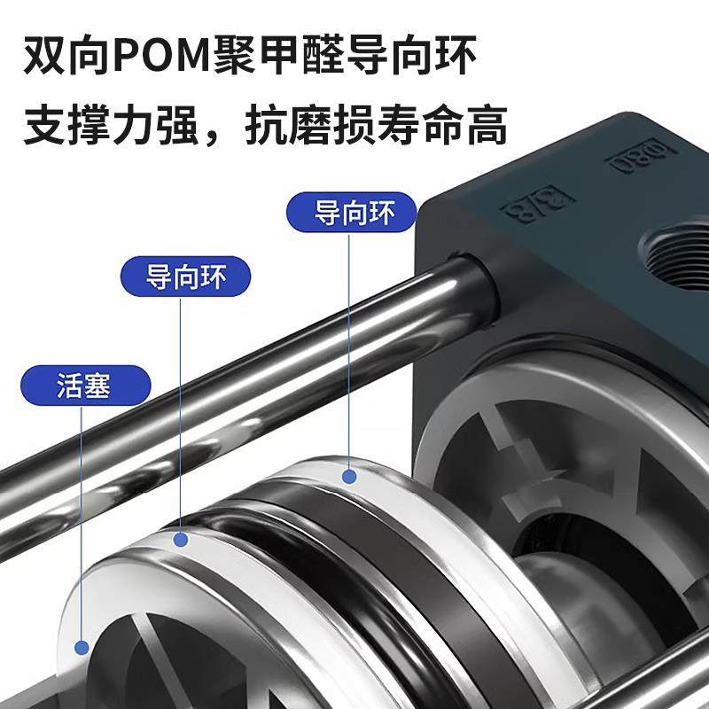 裕飞气动长行程SC气缸32/40/50/63/80/100X500X600X800X1000*550 - 图1