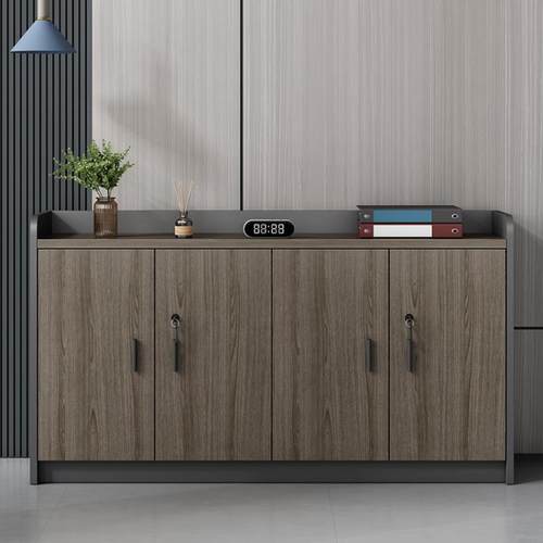 矮柜会议室茶水柜办公室办公柜子文件柜隔断柜带锁储物柜打印机柜 - 图0