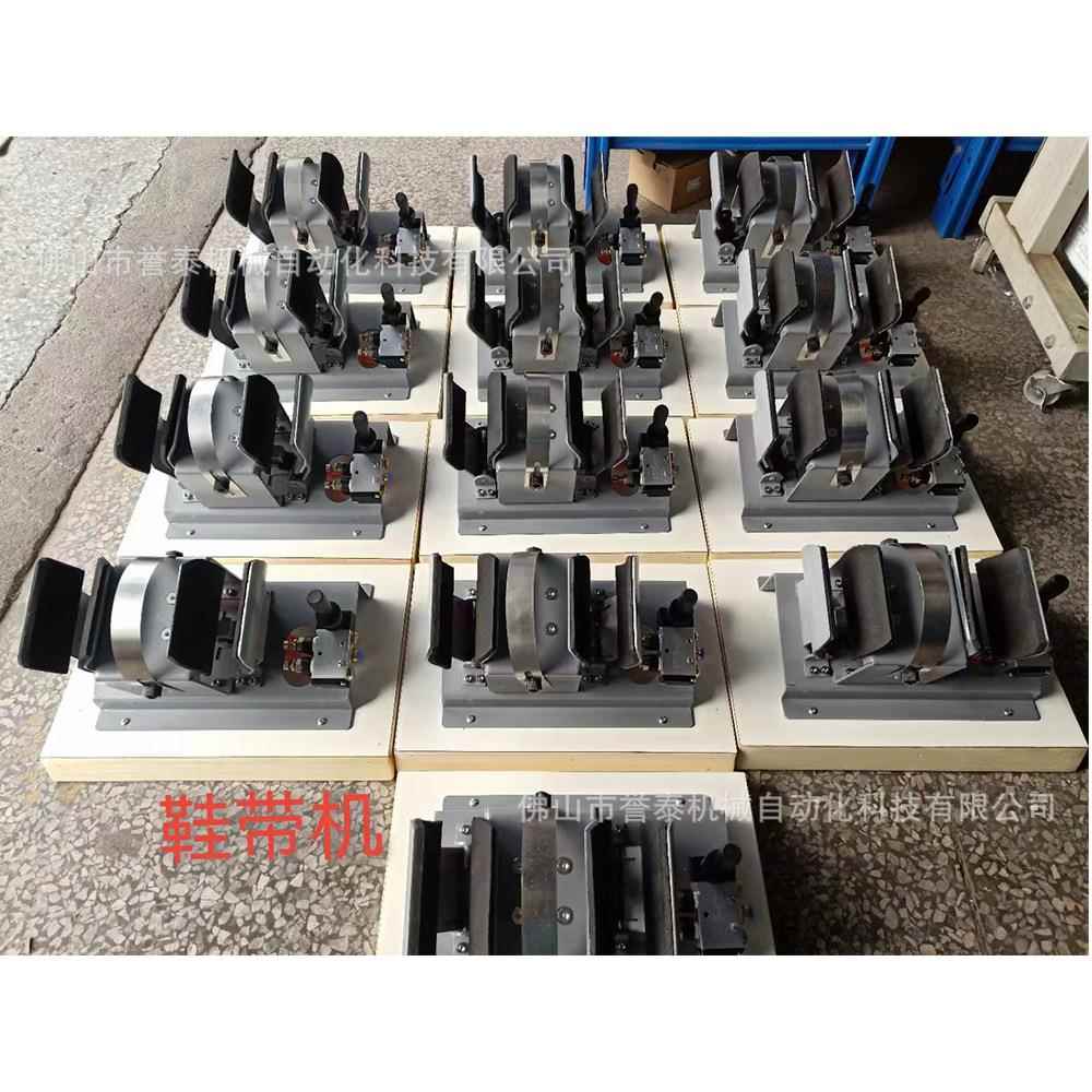 动穿鞋带机动鞋面夹紧机运鞋休闲鞋面绑鞋带OPV夹紧气绑鞋带机 - 图1