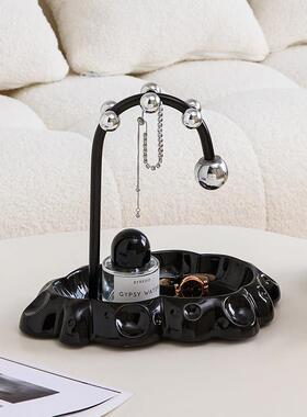 玄关钥匙收纳云朵创意置物架客厅卧室化妆台物品摆放装饰品送女生