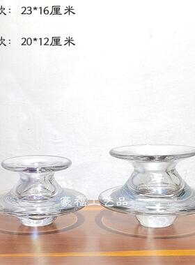 现简约创意炫彩陀螺设计琉璃花摆件家居样板房餐厅桌面摆件
