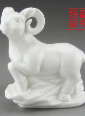 陶瓷十二生肖饰品全套白鼠，牛，虎，兔，龙，蛇，马，羊，猴，鸡