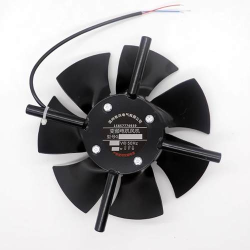 变频电机冷却散热风机十字风扇4个支架G71 80 90 112 132 380V220 - 图0