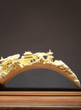 新中式客厅摆件玄关博古架酒柜轻奢家居饰品领导办公室艺术品包邮