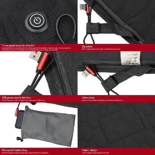 Outdoor Camping Sleeping Pad 5V 2A Electric Heated Mats 7 - 图2