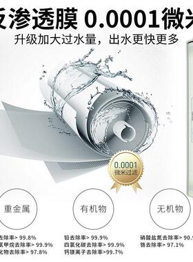 安徽纯水设备源头厂家食品饮料医疗用双级反渗透定制专用纯度