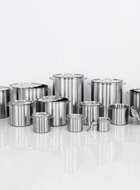 201复合底不锈钢锅下沉式可悬挂桶盖汤桶食堂保温桶加厚三层底