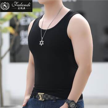 Vest 2024 ໃຫມ່ຜູ້ຊາຍ Summer Moda Thin Breathable Sports Fitness Sleeveless Vest Slim Color Sweat 0419c