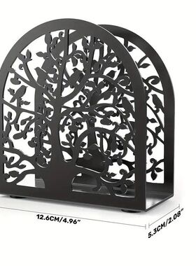 架Shein餐巾立巾式餐桌餐巾架树鸟设餐计餐桌餐架金属桌面巾餐巾