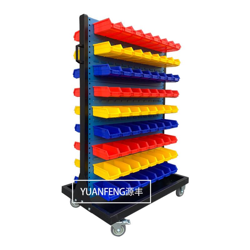 Thickened hardware tool rack workshop screw assembly rack mobile material rack sample display rack hole plate storage rack