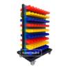 Thickened hardware tool rack workshop screw assembly rack mobile material rack sample display rack hole plate storage rack