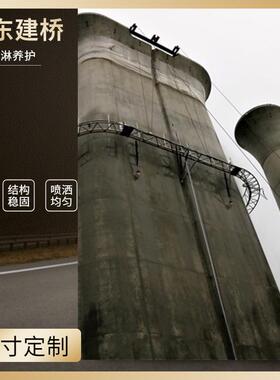 铁路桥梁建设桥墩喷淋养生系统混凝土桥墩柱自动喷淋养护