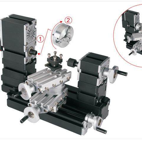 ZZ044MT微型机床配件S/N:044MT工二位刀架 - 图3
