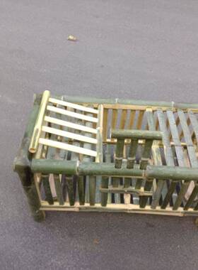 鸡笼纯手工竹制品养鸡鸭鸟笼湖南农家纯竹子制作经久耐用竹编笼子