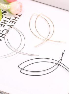 Fashion simple fishing line earrings handmade earrings