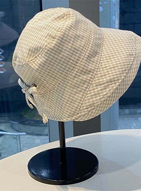 外出月子帽防晒护额头百搭渔夫帽夏季办公室内防空调风直吹帽子女