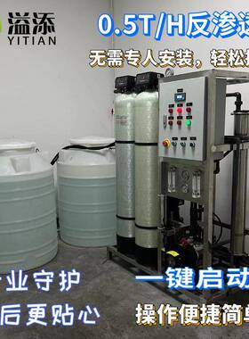 工业用500L反渗透纯水设备全自动0.5T/H纯水机生产厂家