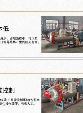 厂商直供死猪无害化处理设备动物尸体畜禽湿化机设备