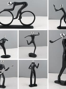 桌现代简约创意家居客运动人物厅电视柜柜装品办公室饰轻奢工艺酒