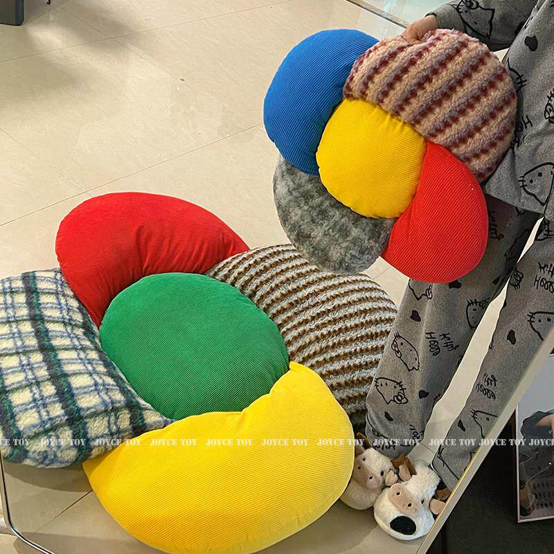 Ancient flower futon hair cushion sand/floor tatami round cushion bay window living room bedroom bedroom home for lazy people