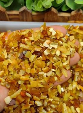 公斤价3-1毫米左右2饰蜜石蜡碎琥珀波罗的海UTS盆景石鱼缸石装石