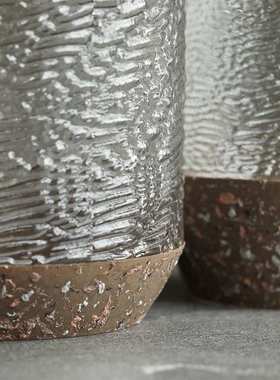 北欧客厅插花玻璃花瓶创意摆件干花装饰电视柜简约花器