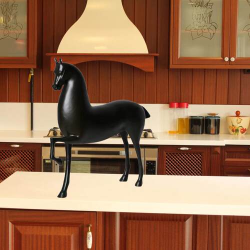 式树脂中红马工艺摆件家居玄关N2486客厅软装样板房书新房办公室 - 图2