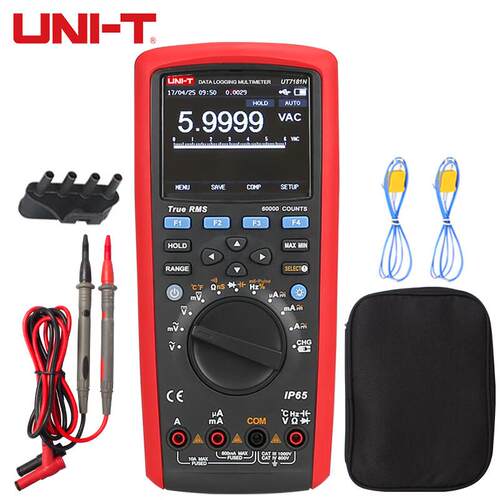 优利德UT181A彩屏示波型数字万用表UT195E UT196光伏专业万用表 - 图0