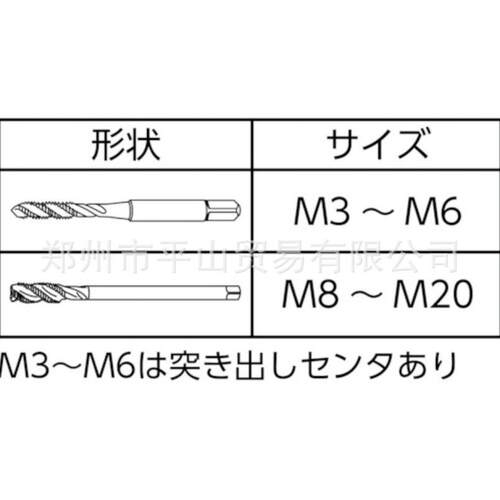 TRUSCO丝锥中山螺旋丝锥丝攻T-H-SP-M16X2.0 - 图1