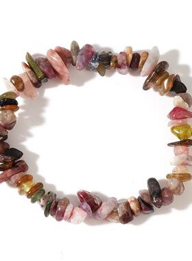 不规则原石原石水晶矿物女士手链