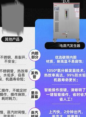 全自动电蒸汽发生器现货商用服装蒸汽机电蒸汽锅炉熨斗整烫用18KW