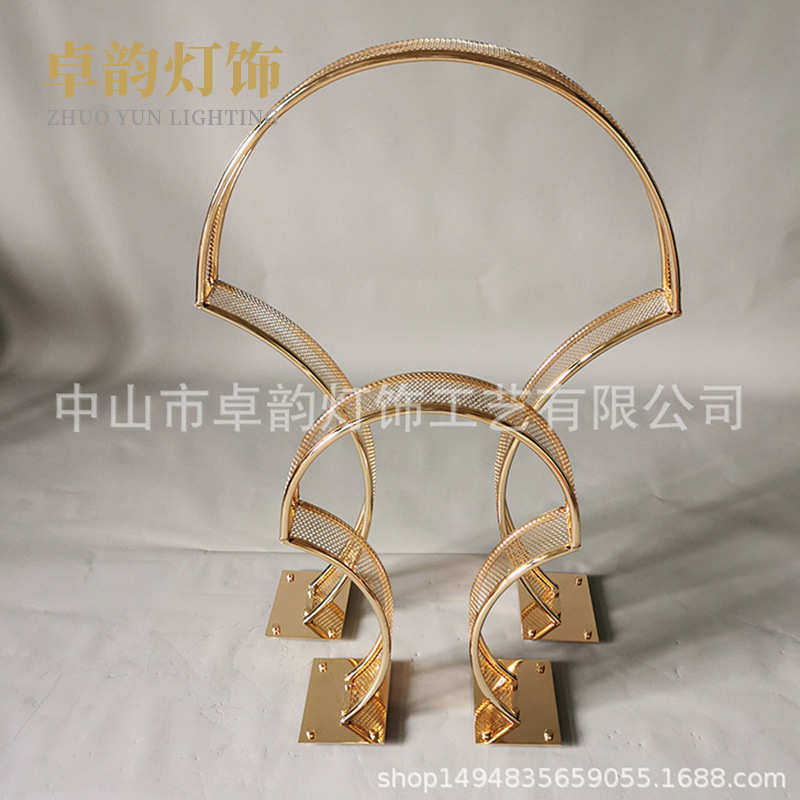 严选网格拱月金属花架婚礼堂主桌花器T台路引签到处背景插花道具,淘宝优惠券,粉丝福利购,淘宝优惠卷