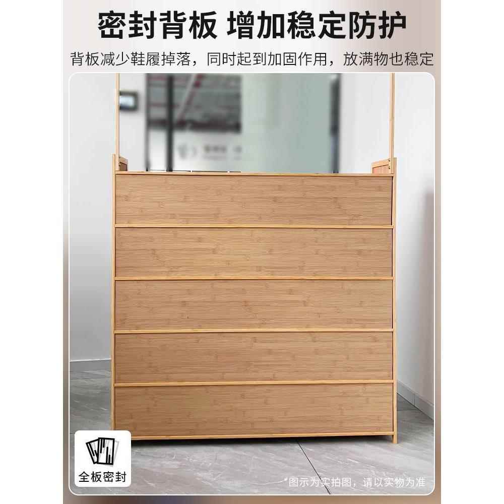 新疆包邮简易鞋架家用门口实木鞋柜收纳神器室内2024新款多层防尘