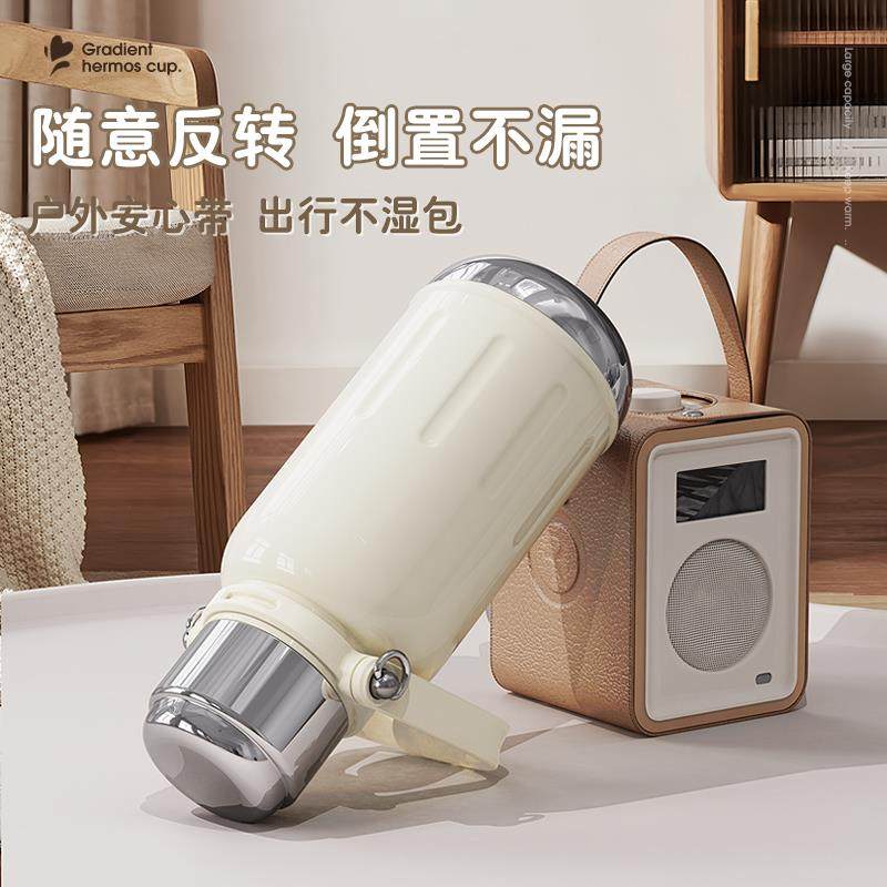 大容量保温杯女2024新款高颜值婴儿冲奶外出杯子316水壶学生水杯,淘宝优惠券,粉丝福利购,淘宝优惠卷