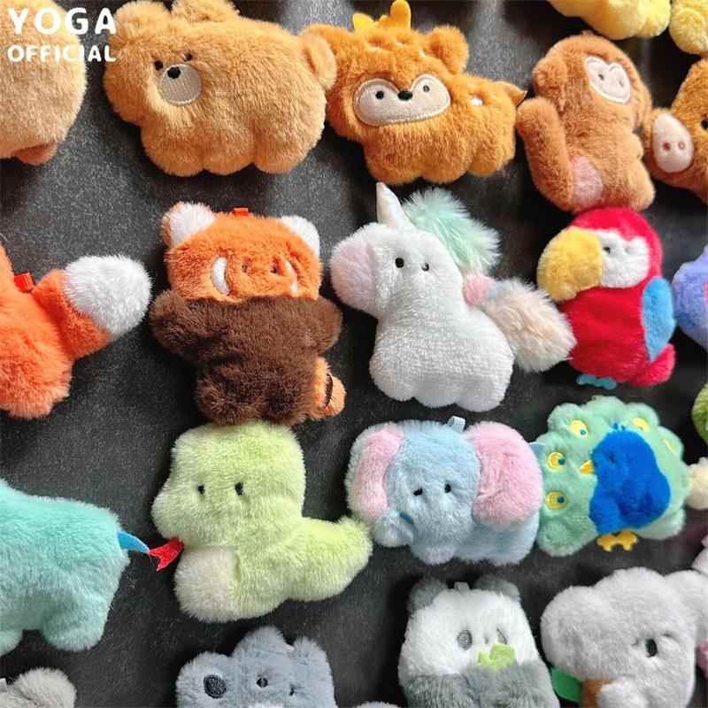 Genuine Carnival Zoo Party Looking for Unicorn Plush Fridge Magnet Blind Bag Cute Hole Board Magnetic Sticker Cute