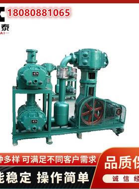 无油往复泵真空机组，干事泵无油泵往复泵机组立式真空机组活塞泵