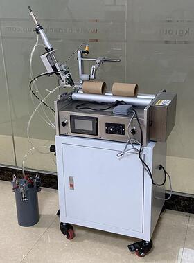 纸管涂胶机纸盖涂胶打胶机设备点胶机上胶机纸筒黏片涂胶机