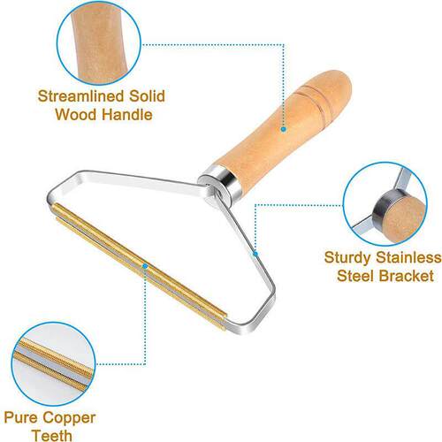 Portable Lint Remover Pet Hair Remover Brush Carpet Wool Coa - 图1