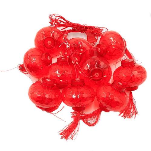 新年灯笼氛围灯福字窗帘灯led彩灯闪灯串灯家用过年春节装饰户外 - 图3