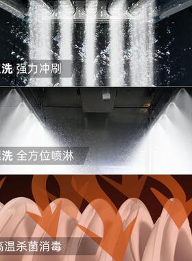 商用全自动篮传洗碗机餐饮酒店食堂学校不锈钢商用篮传式洗碗机