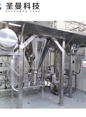原料粉D90气流粉碎机 圣曼科技 无菌 定磨盘粉碎机20kg