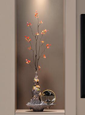 聚福葫芦厅带秋叶玄关摆JY-106龛件居家道壁店面展工作室等艺术过